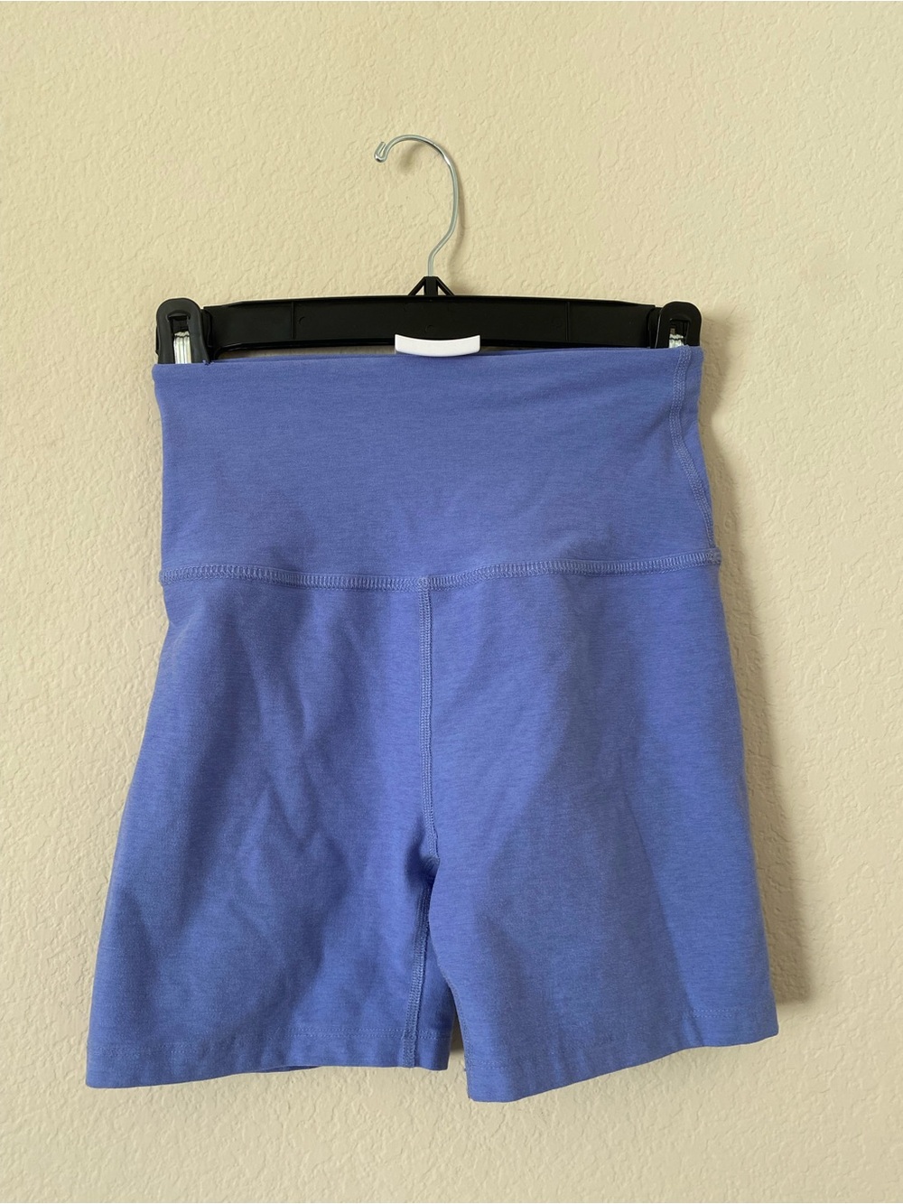 Beyond yoga women’s size Small periwinkle purple biker shorts